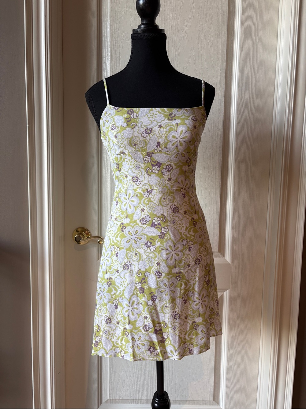 Aritizia x Sunday Best Floral Dress, White & Green